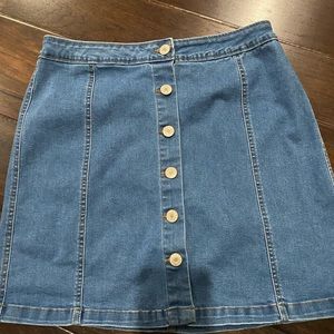 Denim skirt
